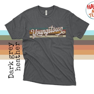 Camiseta retrô de Youngstown para presente / Youngstown Ohio / Camiseta turística de Youngstown / Presente de lembrança de Youngstown / Camiseta unissex