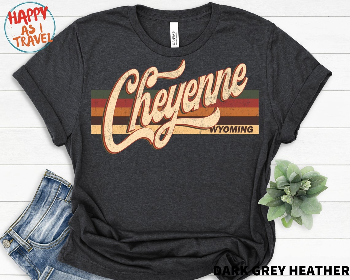 Cheyenne Vintage TShirt Gift / Cheyenne Wyoming / Cheyenne Etsy