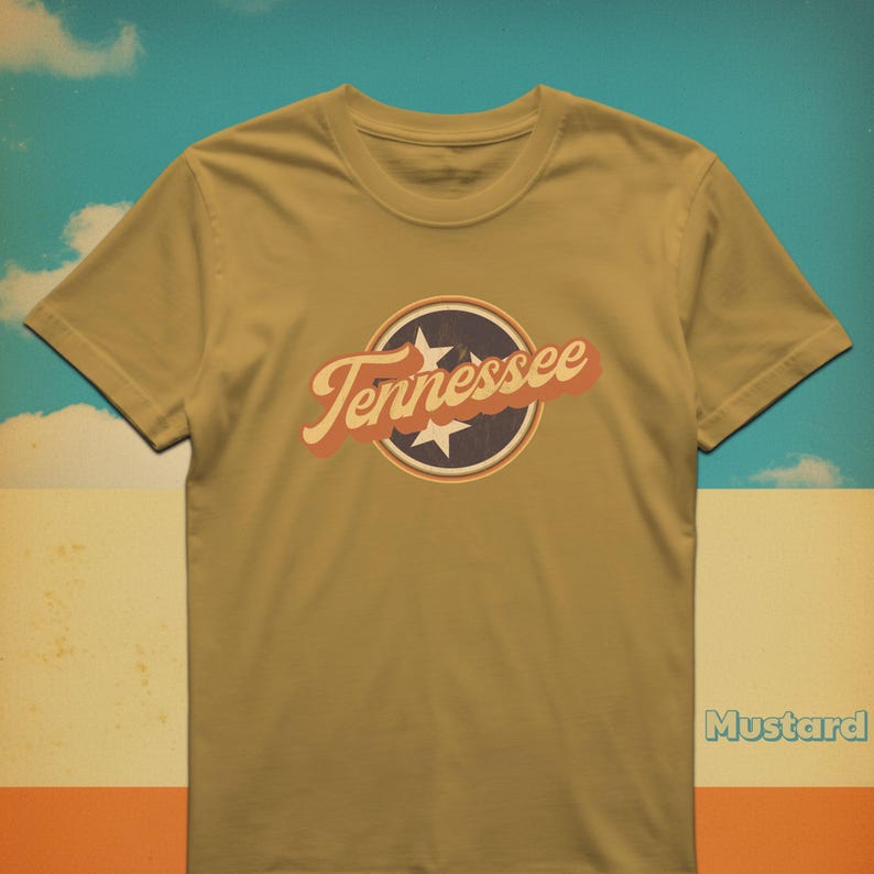 Retro Tennessee T-Shirt: Vintage Volunteer State Souvenir T-Shirt Bild 6