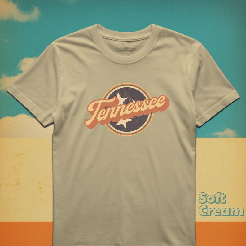 Retro Tennessee T-Shirt: Vintage Volunteer State Souvenir T-Shirt Bild 4