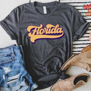 Florida Retro Shirt, Florida Gifts, Summer Vacation Shirt, Florida State, Miami Shirt, Vintage Florida Shirt, Beach Lover Tee, Florida Trip