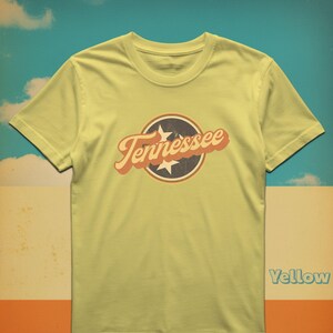 Retro Tennessee T-Shirt: Vintage Volunteer State Souvenir T-Shirt Bild 2