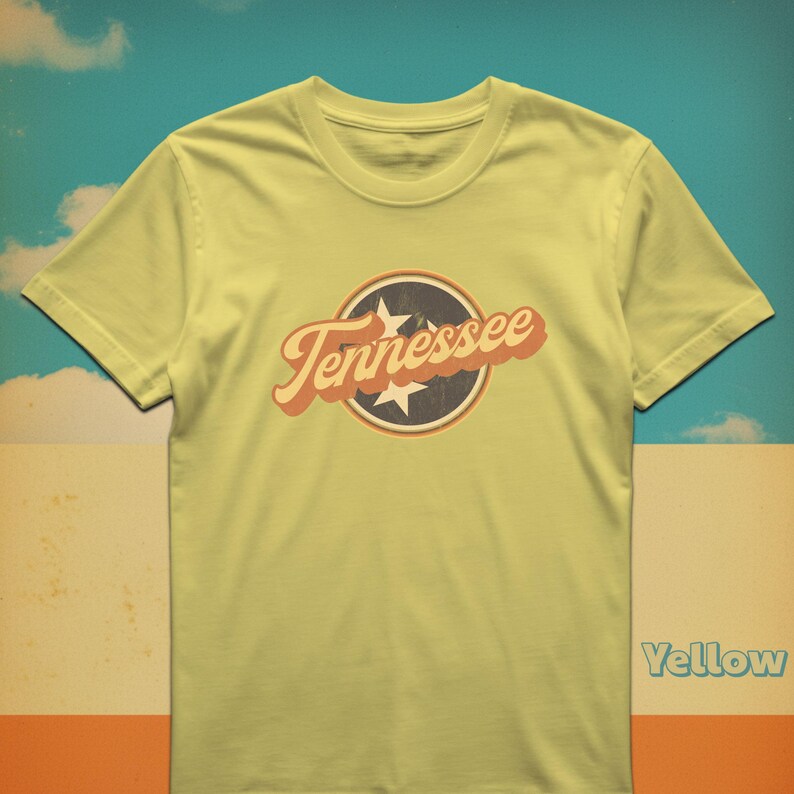Retro Tennessee T-Shirt: Vintage Volunteer State Souvenir T-Shirt Bild 2