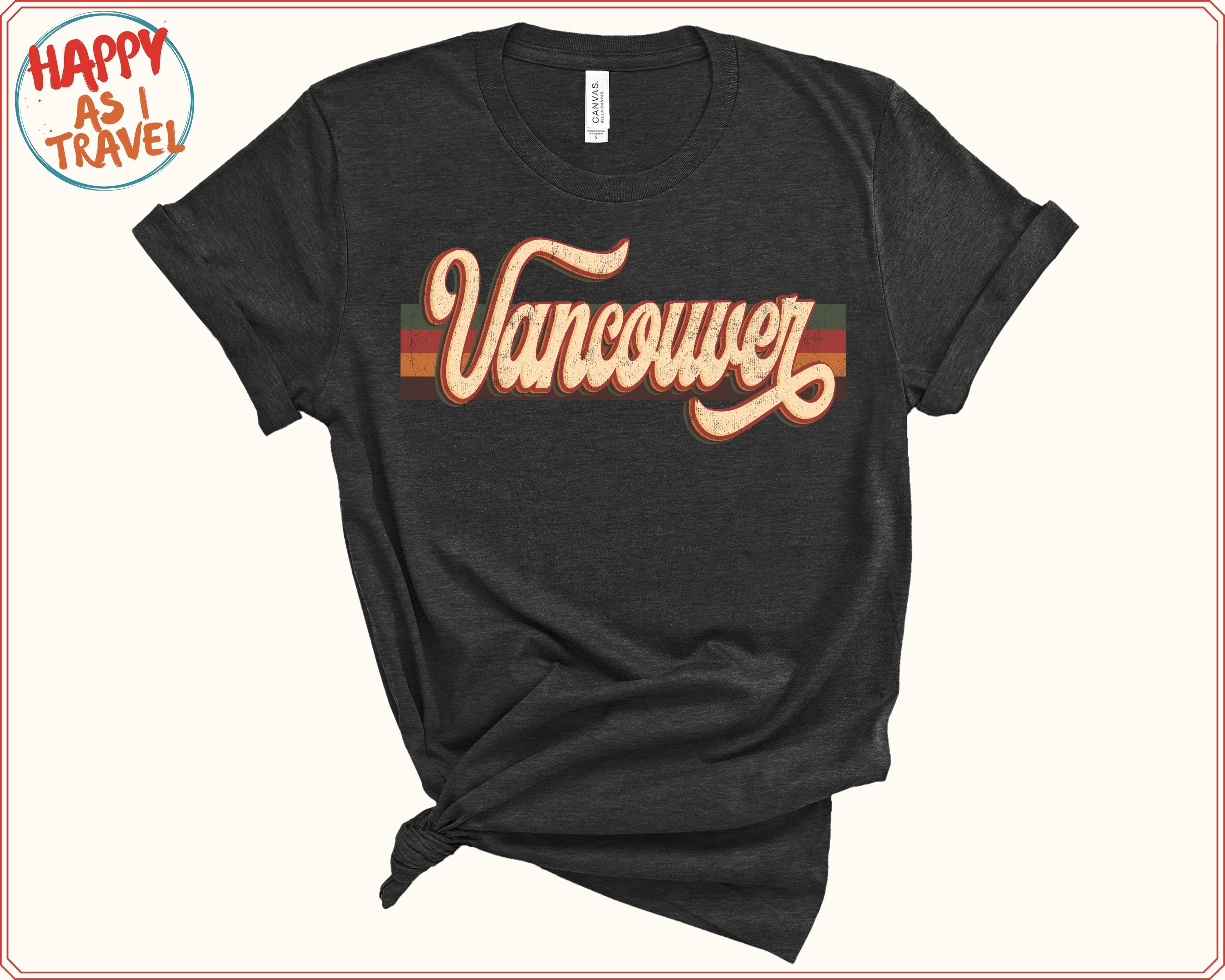 Vancouver Vintage T-shirt Gift / Vancouver Canada / Vancouver | Etsy UK