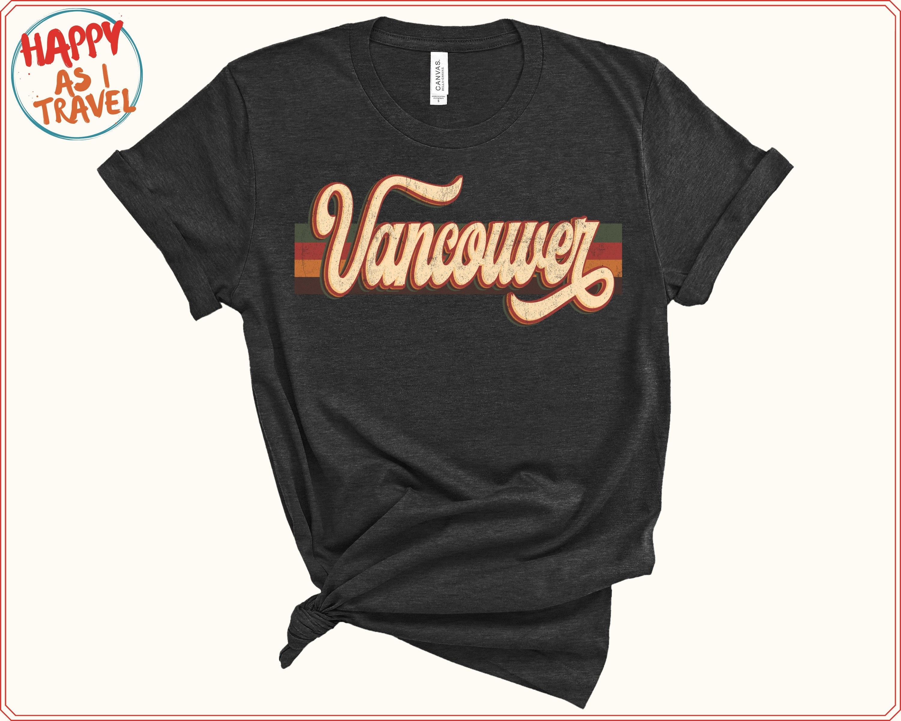 Vancouver Vintage Tshirt Gift / Vancouver Canada / Vancouver Etsy UK