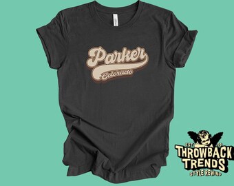 Parker Colorado T-Shirt: Vintage Style Souvenir Tee
