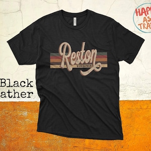 Reston Shirt - Retro 1970's 80'S Style Reston Virginia T-Shirt - Unisex Reston VA Shirt - Reston Virginia Shirt