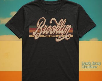 Retro T-shirt Brooklyn New York: vintage NYC-souvenir T-shirt