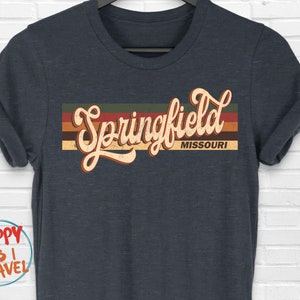 Springfield Missouri Retro T-Shirt: Vintage Souvenir Tee