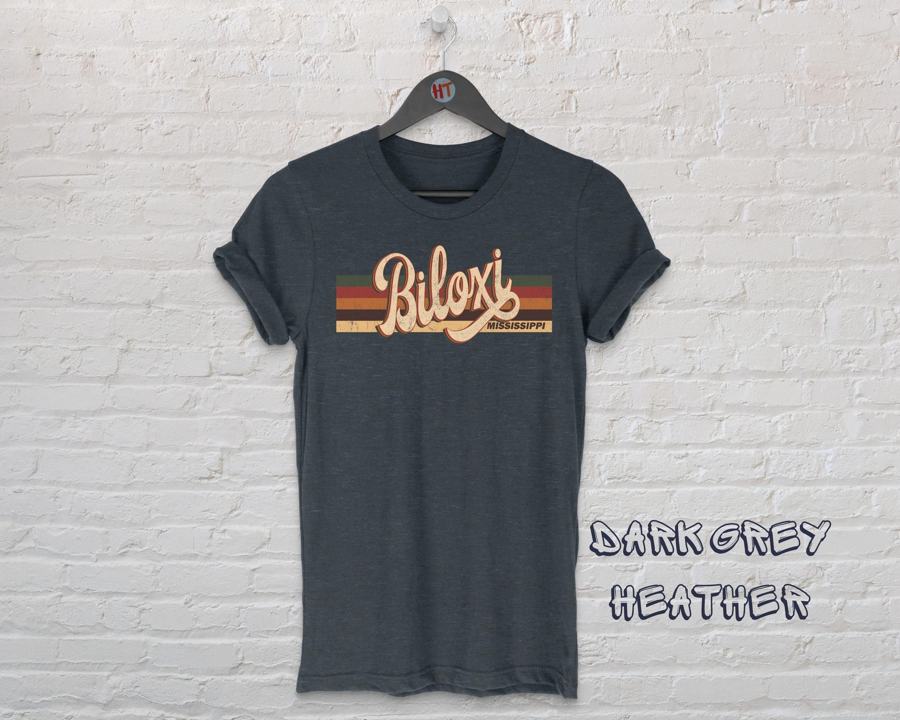 Biloxi Mississippi Vintage Retro T-Shirt Gift Biloxi - Etsy