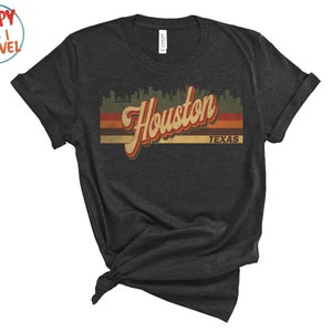 Houston Vintage T-Shirt Gift / Houston Texas / Houston Tourist T-Shirt / Houston  Souvenir Gift / Unisex Tee