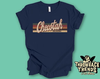 Checotah Oklahoma T-Shirt: Retro Souvenir Tee