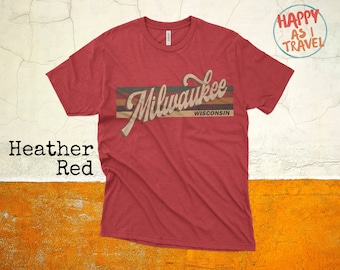 Milwaukee Vintage T-Shirt Geschenk / Milwaukee Wisconsin / Milwaukee Tourist T-Shirt / Milwaukee Souvenir Geschenk / Unisex T-Shirt