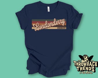 Londonderry Vermont T-Shirt: Retro Stowe Souvenir Tee