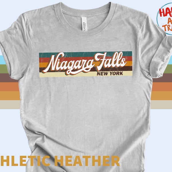 Camiseta de las Cataratas del Niágara, Nueva York: Camiseta vintage de recuerdo turístico