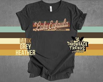 Lake Eufaula Oklahoma T-Shirt: Retro Souvenir Tee