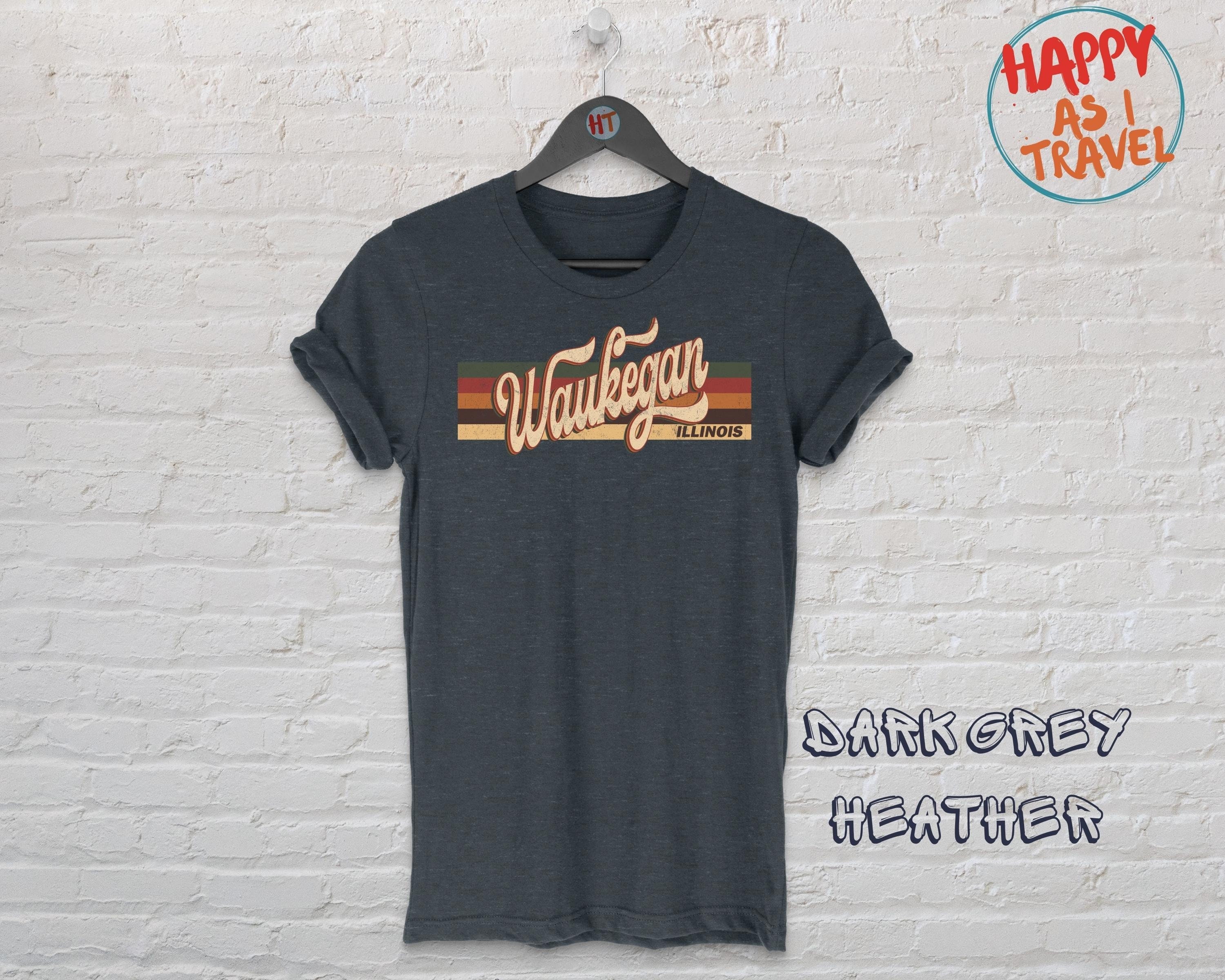 Waukegan Vintage T-Shirt Geschenk / Waukegan Illinois / Waukegan Tourist T-Shirt / Waukegan Souvenir Geschenk / Unisex T-Shirt