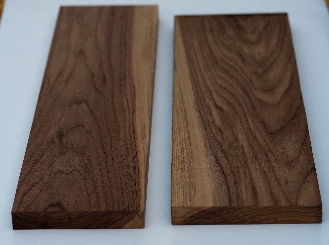 4/4 Black Walnut Hardwood Lumber 2 Pieces 1 15/16 x 6 Etsy