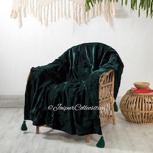 Velvet throws for sofas hot sale