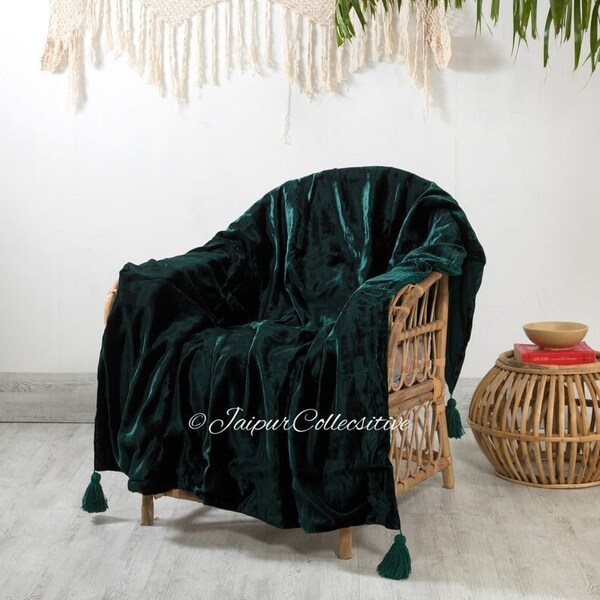 Velvet Throw Blanket Etsy
