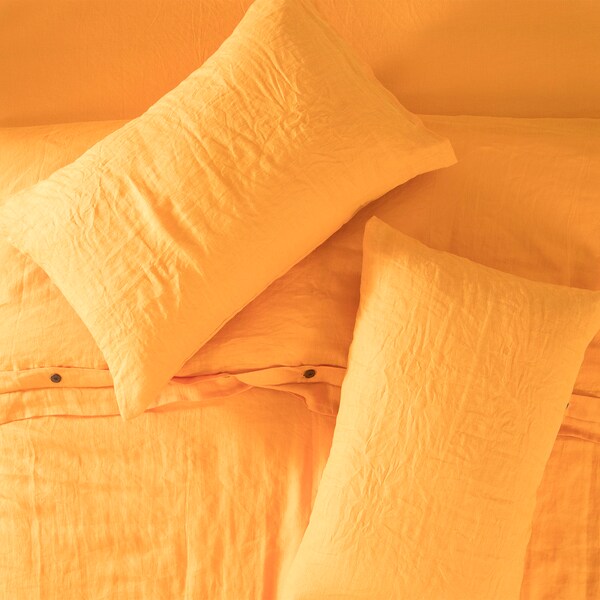 Orange Euro Sham Etsy