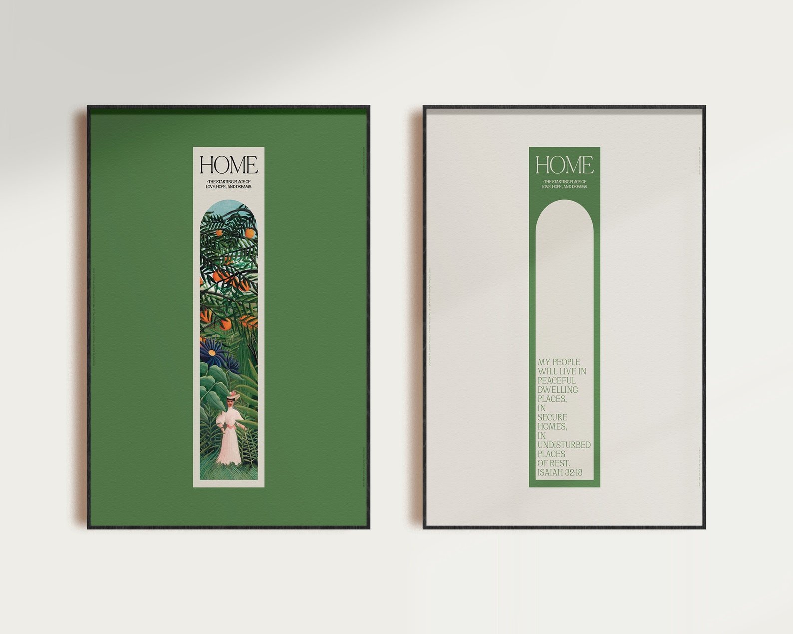 Printable Wall Art Set of 2 HOME Graphic Design Wall Art Etsy