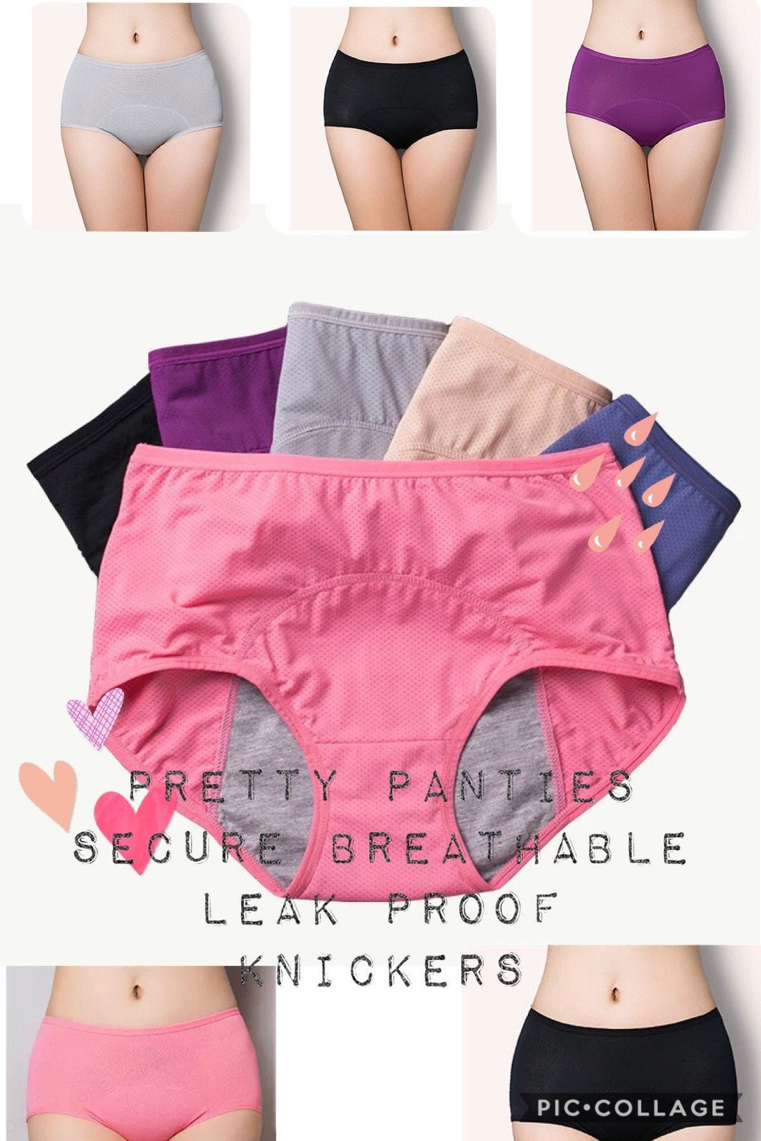 Women Girls Quality Ladies Period Leak Proof Panties Incontinence