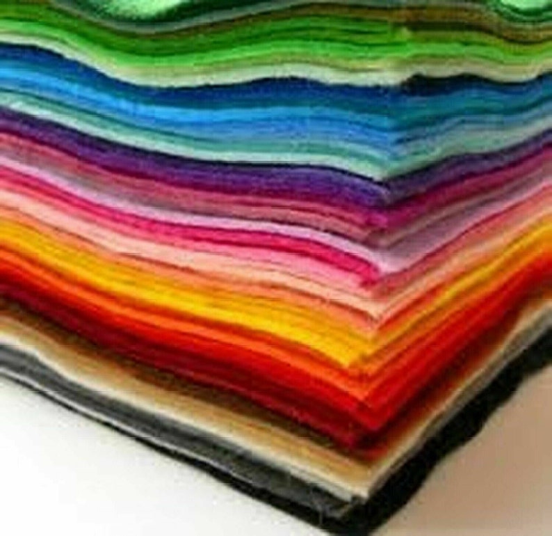 100 sheets standard A4 size 29.7x 21cm Standard 2mm thickness Tracked Delivery Felt sheets Assorted Jumbo Pack of Acrylic A4 Felt