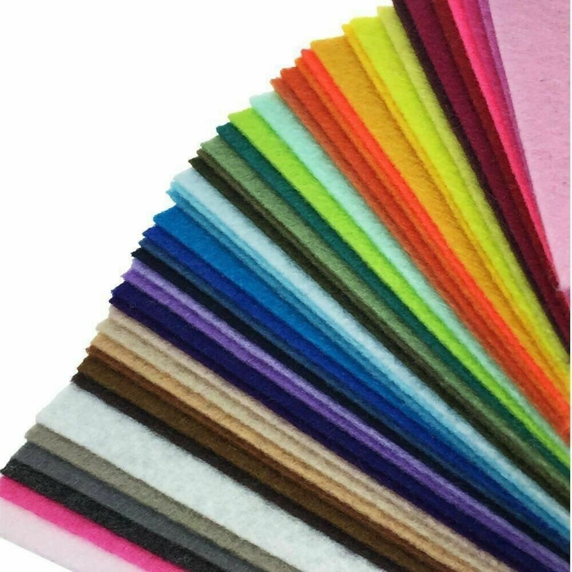Felt Sheets Assorted Pack of Acrylic Felt 10 Sheets A4 Size Etsy