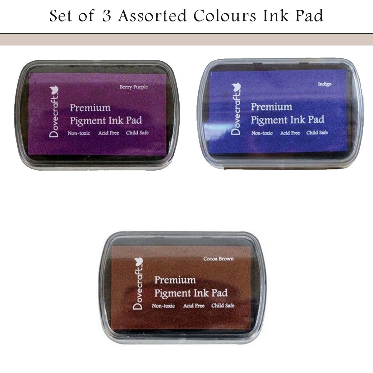 Red INK PAD / Dye Ink Pad / Craft Ink / Stamp Pad / Rubber Stamp