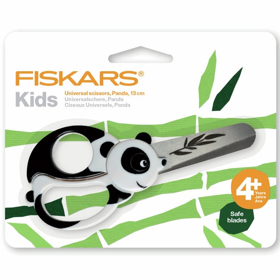Kids Scissors 13cm Animal Scissors by FISKARS Blunt Tips and Thick Edge 