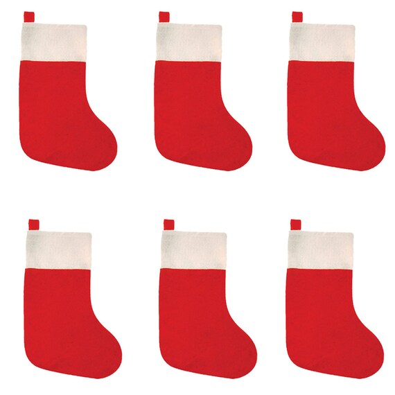 Plain christmas stockings deals