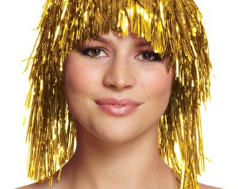 Long top tinsel wigs
