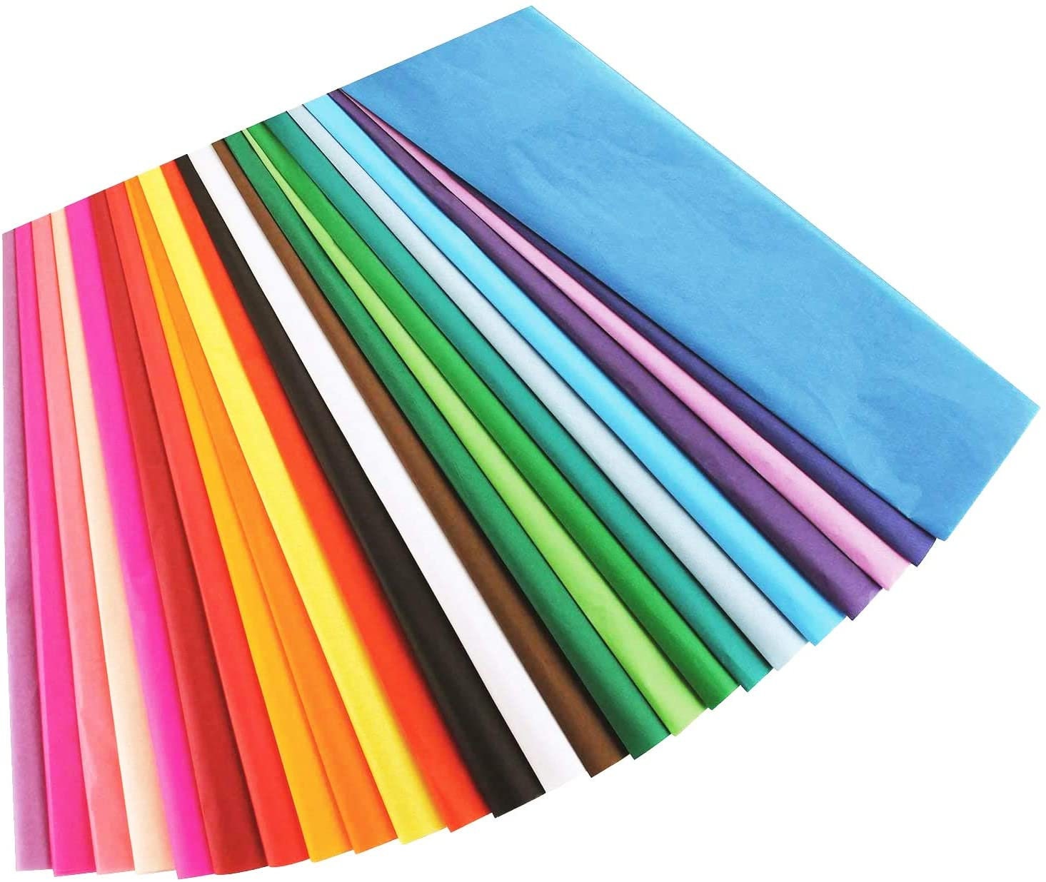 110 X Multi Coloured Tissue Paper /gift Wrap / Wrapping Paper
