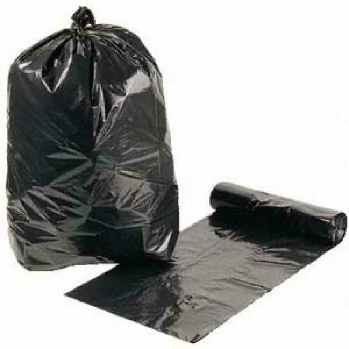 Bin Liners 200 X HEAVY DUTY Black Bin Bags Rolls Refuse Sacks Etsy