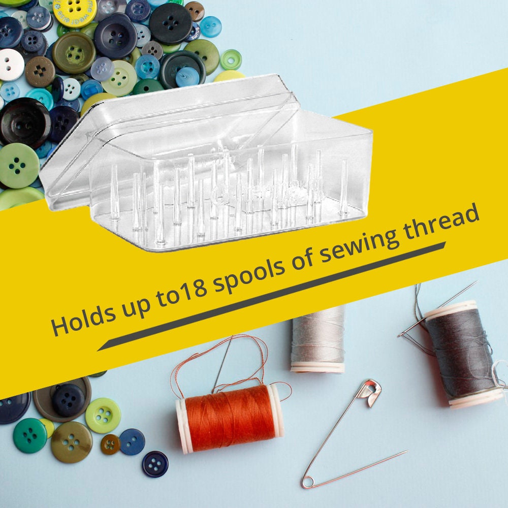 Gutermann Medium Storage Organiser Box for 18 Sewing Thread Spools