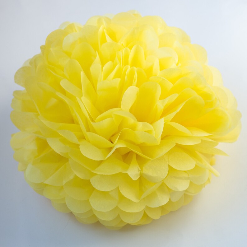 Bright Yellow Tissue Paper 30 Sheets Yellow Tissue Paper Etsy