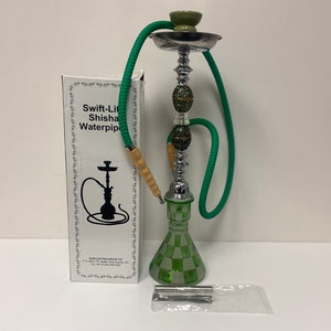 Juego portátil de cachimba de pipa Shisha con manguera de luz LED Acrílico  Smoking Travel Cup -  México