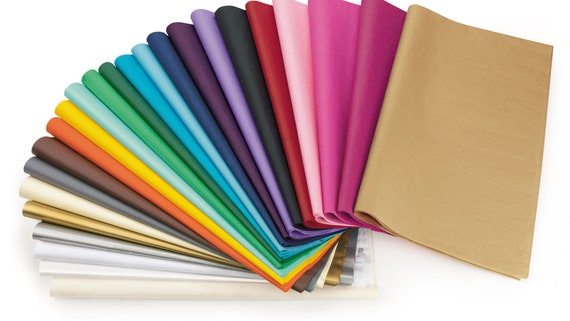 Colorful Tissue Paper DIY Solid Color Wrapping Paper Translucent