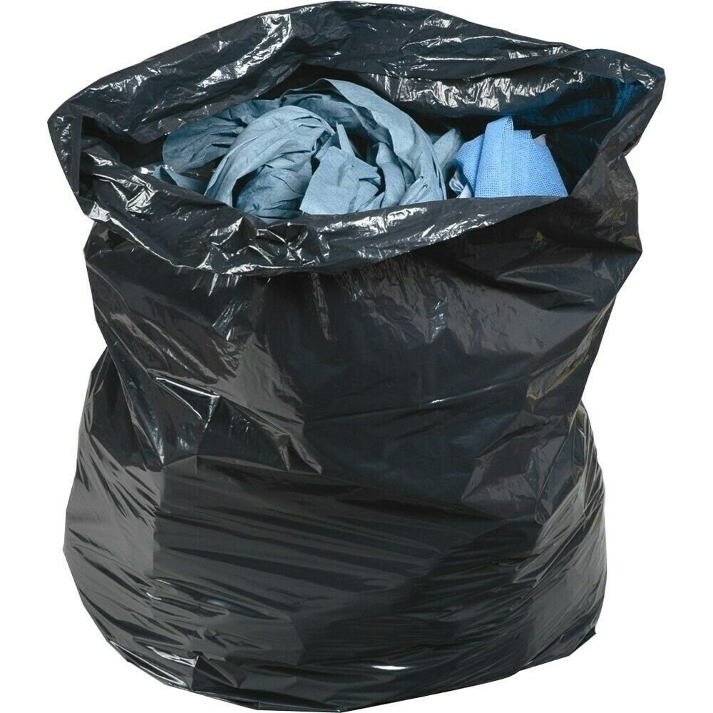 Faithfull Heavy-Duty Black Refuse Sacks (Roll 10) - HSS Hire