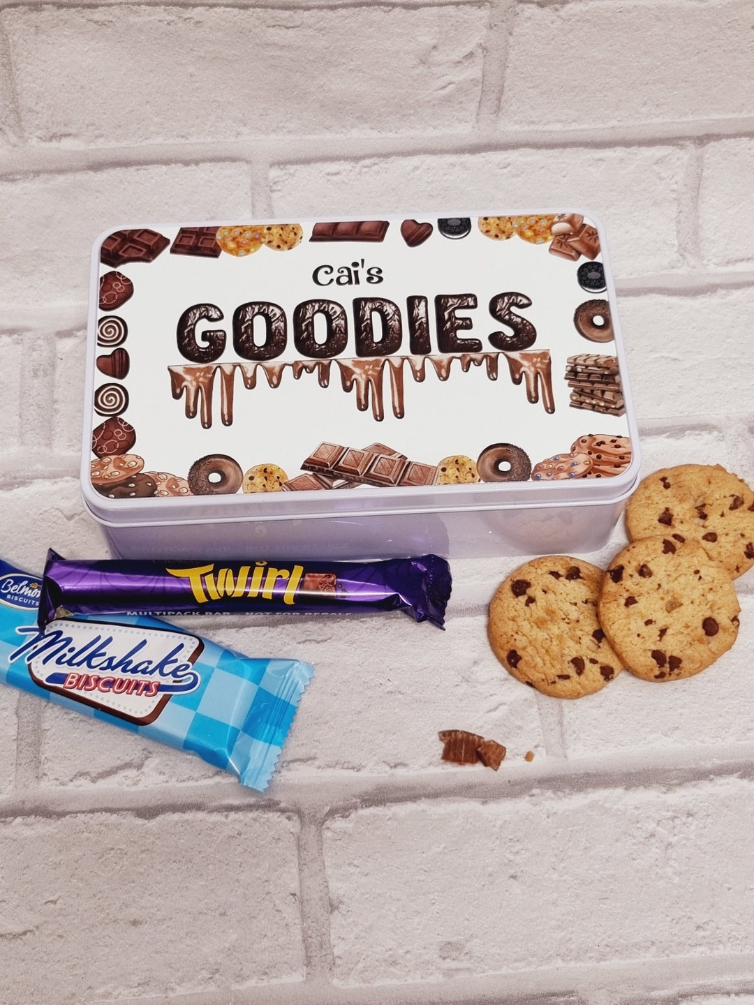 Personalised Goodies Tin Etsy UK