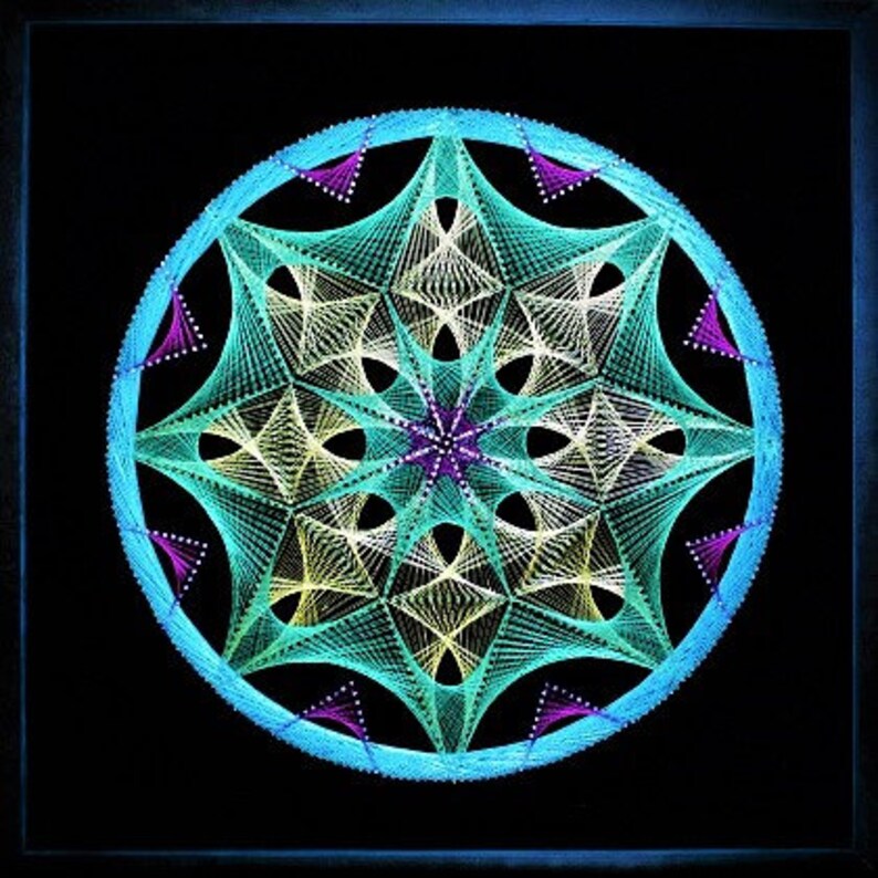 String Art Mandala String Kit moderne Mandala handgemachte