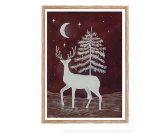Deer - digital print