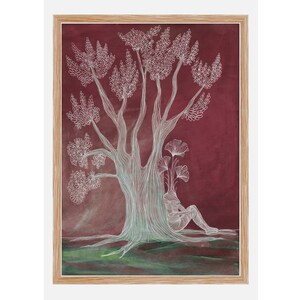 Waiting for the sun - illustration