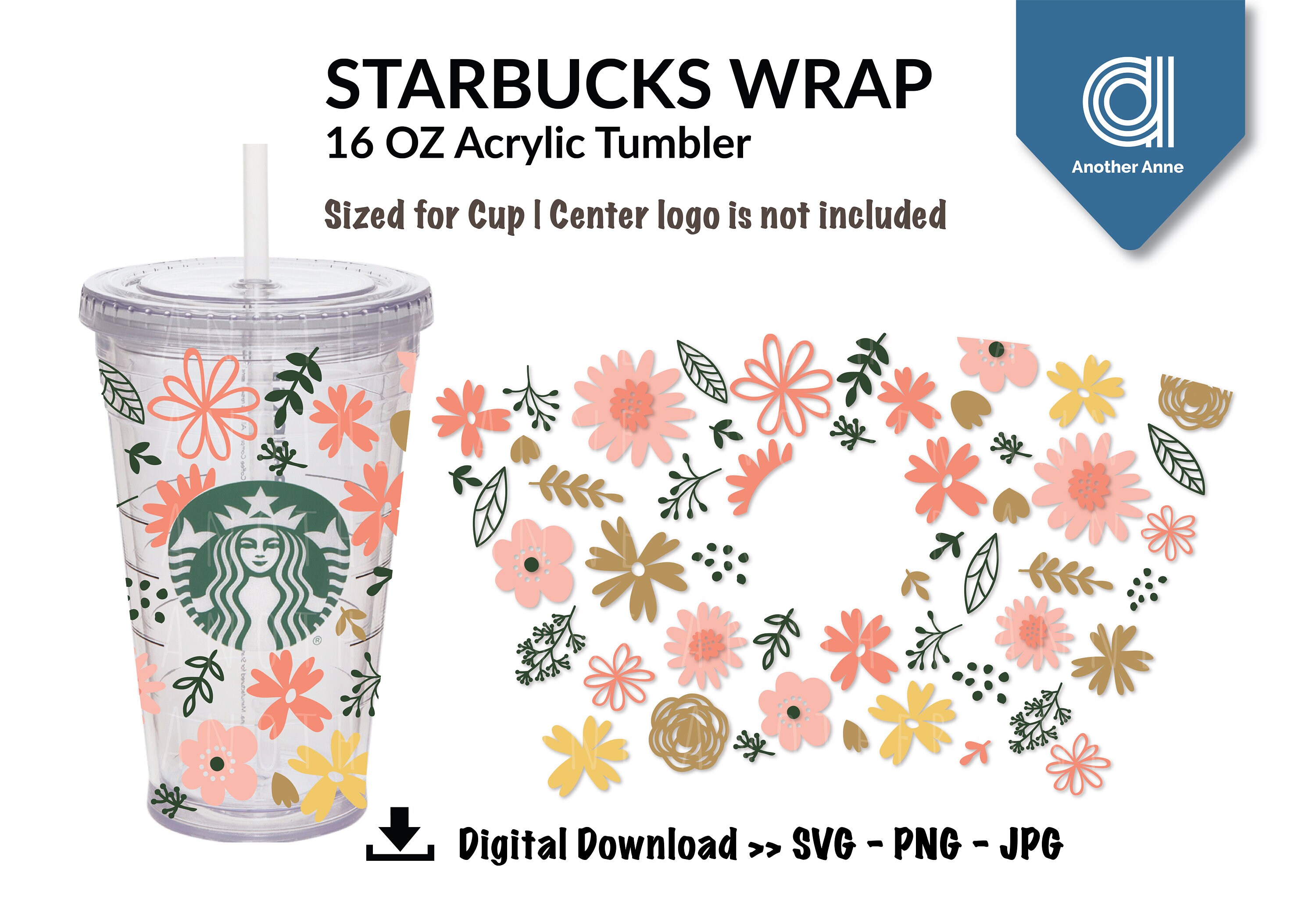 Free Free 86 Flower Tumbler Wrap Svg SVG PNG EPS DXF File