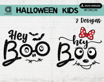 Hey boo svg | Halloween png for shirt | Trick or treat avg | Halloween gifts digital file | Spooky svg | Fall svg for Cricut and Silhouette