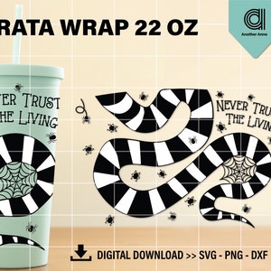 Sandworm Strata svg | Horror gothic Strata cold cup 22 OZ SVG | Halloween svg for Strata cup | DIY Strata svg for Circuit & Cameo Silhouette