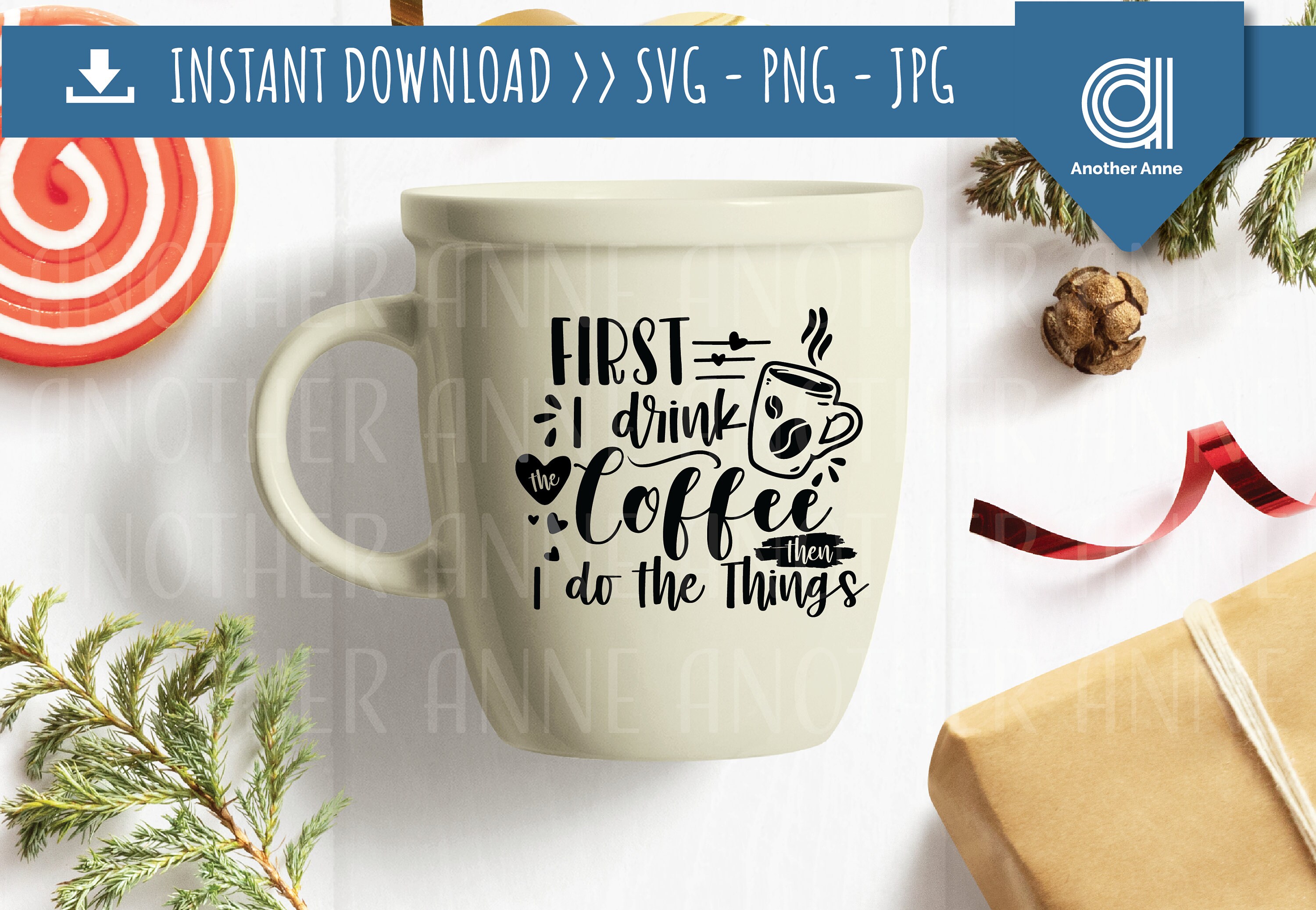 Download First I drink the coffee SVG Coffee lover svg Coffee mom | Etsy