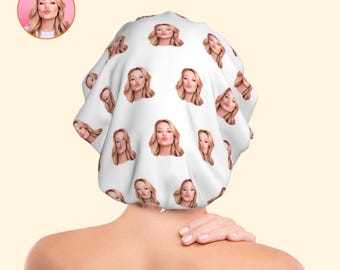 Custom Bonnet with Photo Satin Bonnet Fits For All Hair Types