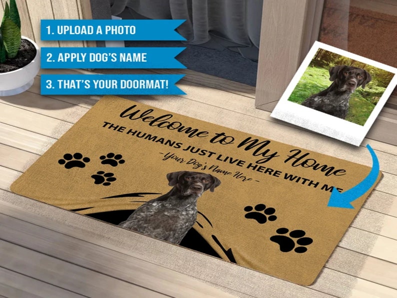 Custom Doormat Pet Doormat Funny Doormat Personalized Etsy